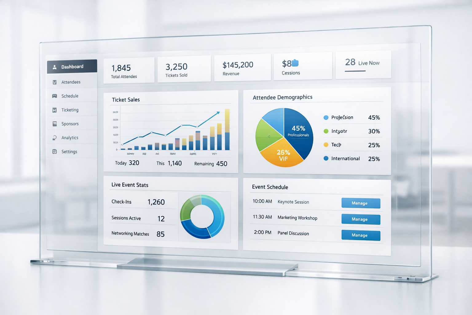 Centralized dashboard