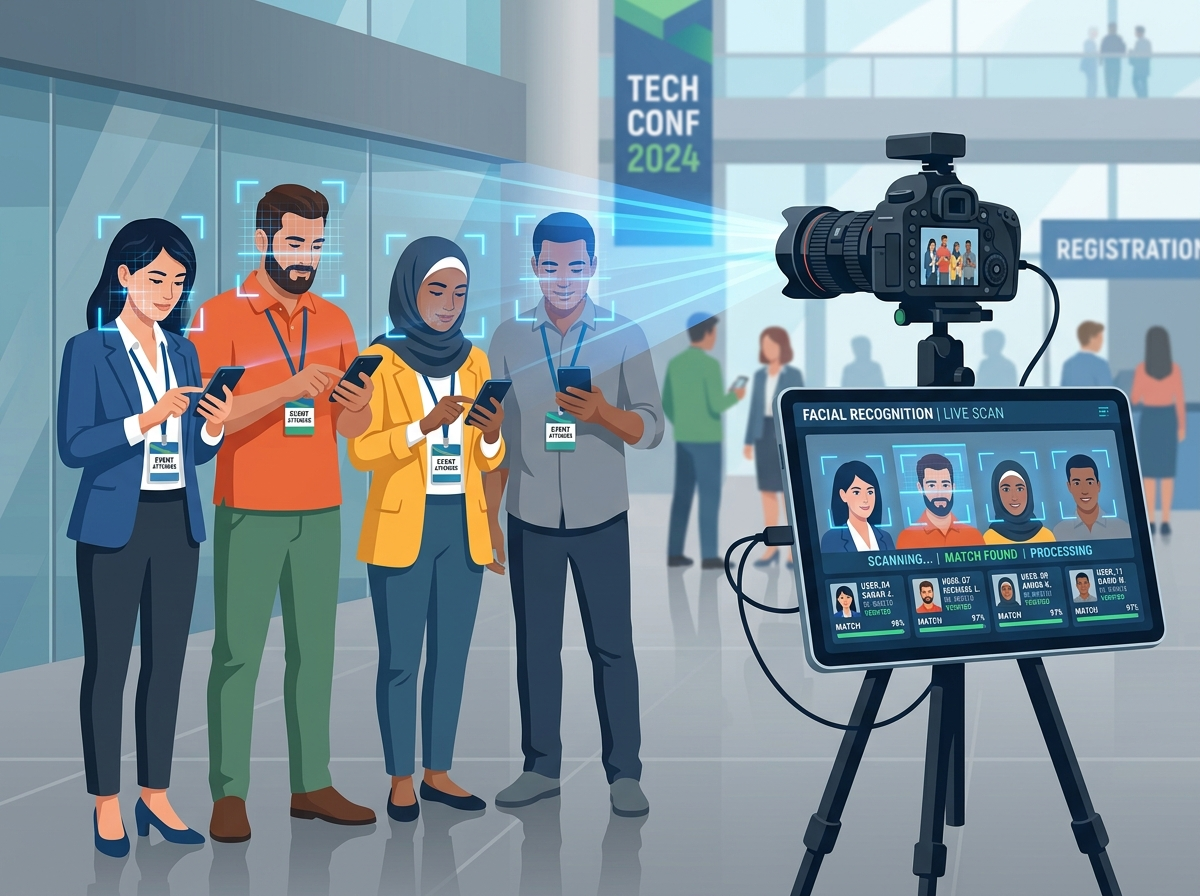 The Future of Event Check-In: Seamless Integration of AI and Facial Recognition. By utilizing professional-grade photography equipment paired with real-time biometric scanning, event organizers can automate check-ins and enhance attendee experiences.