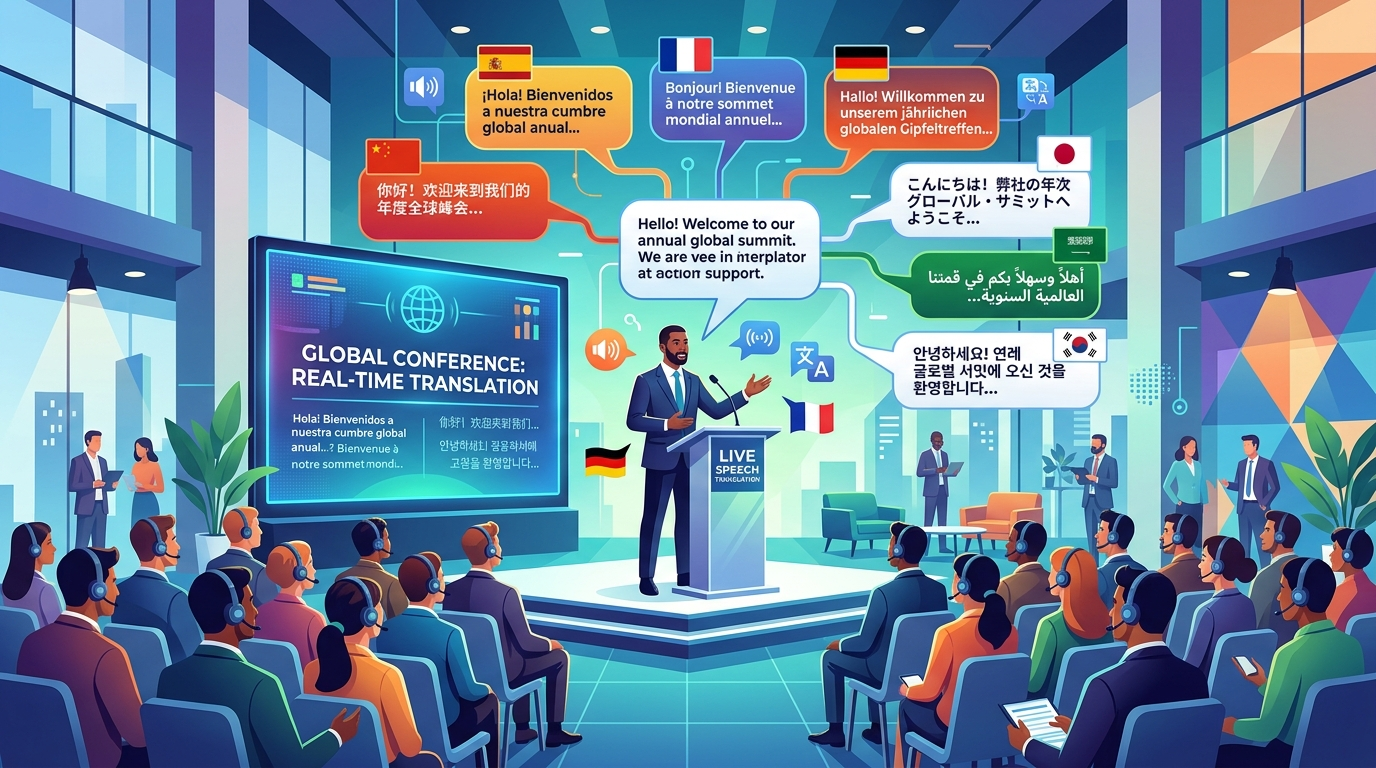 Real-Time Live Event Translation in 2026: The Complete Accessibility Guide for Global Conferences