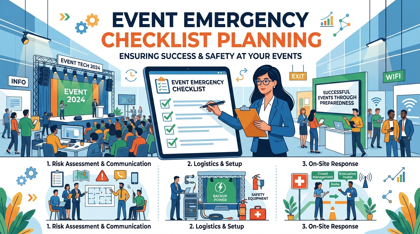 10 Vital Items for an On-Site Event Emergency Checklist